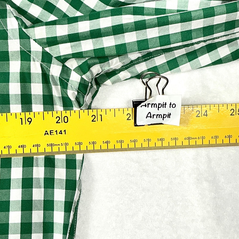 Brooks Brothers J Crew Alan Flusser Mens Size M Button Down Shirts Gingham Linen - Picture 10 of 16